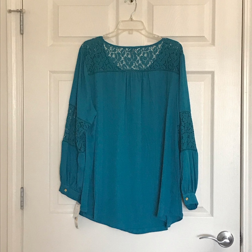 👑NWT VALERIE STEVENS BLOUSE Sz 2X👑 - Picture 2 of 8